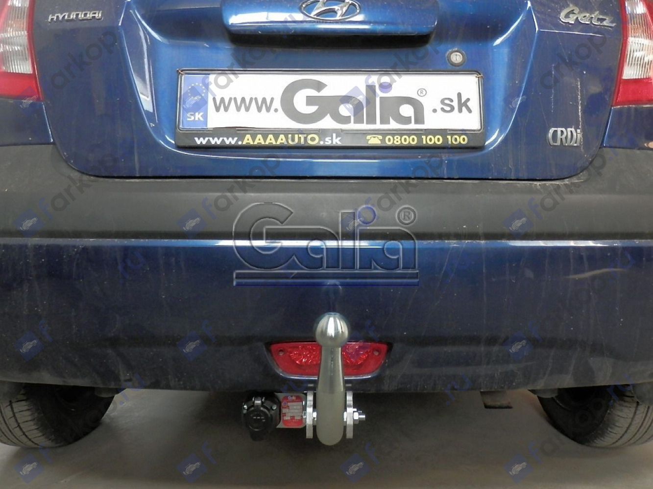 Фаркоп Galia для Hyundai Getz 2006-2011 H068A в 