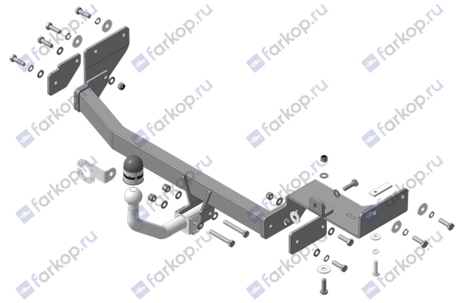 Фаркоп Motodor для Kia Rio X 2020-2022 91005-A в 