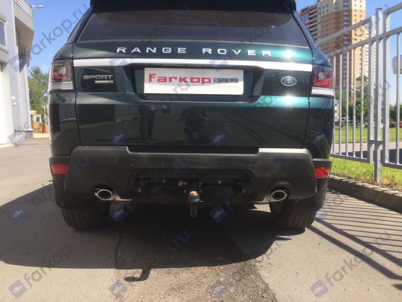 Фаркоп Aragon для Land Rover Range Rover Sport 2013- E3504EV в 