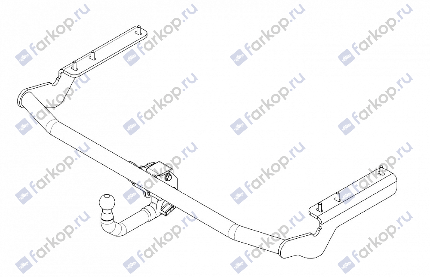 Фаркоп Baltex для Toyota Venza 2013-2016 24255832 в 