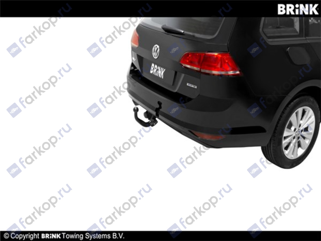 Фаркоп Brink для Volkswagen Golf (универсал) 2013- 575500 в 