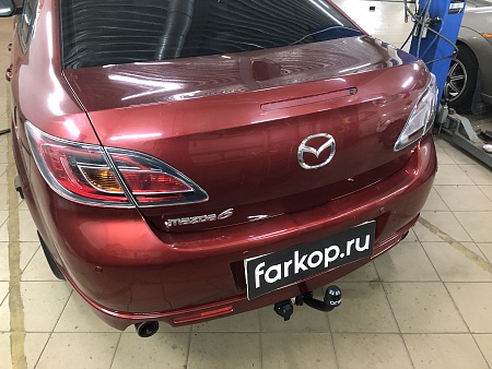 Фаркоп Oris для Mazda 6 (хетчбек, седан, универсал) 2008-2012 4528-A в 