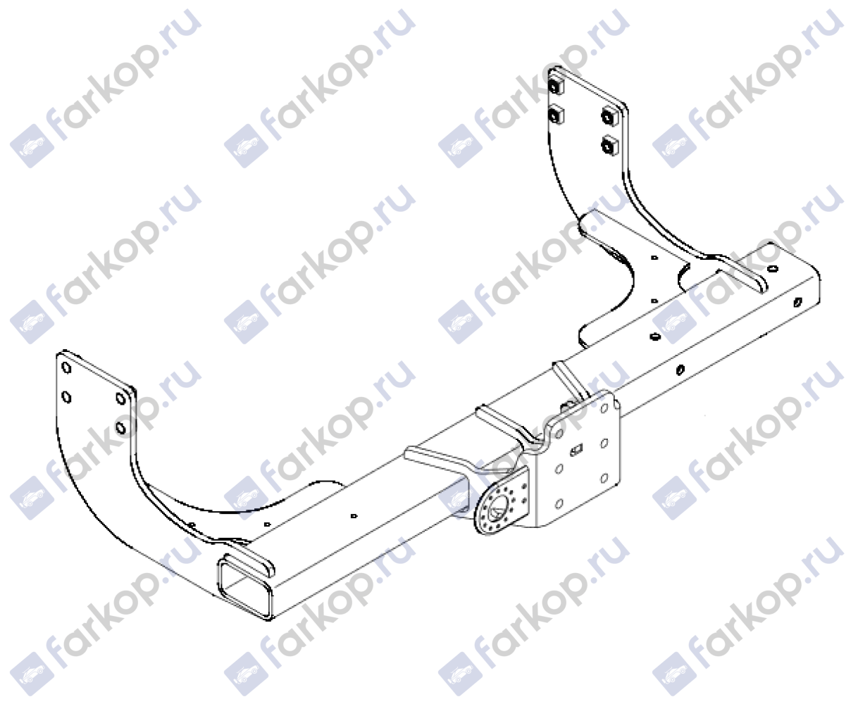 Фаркоп Westfalia для Volkswagen Crafter (минивэн) 2017- (+ необходим шар 329059600001) 321946600001 в 