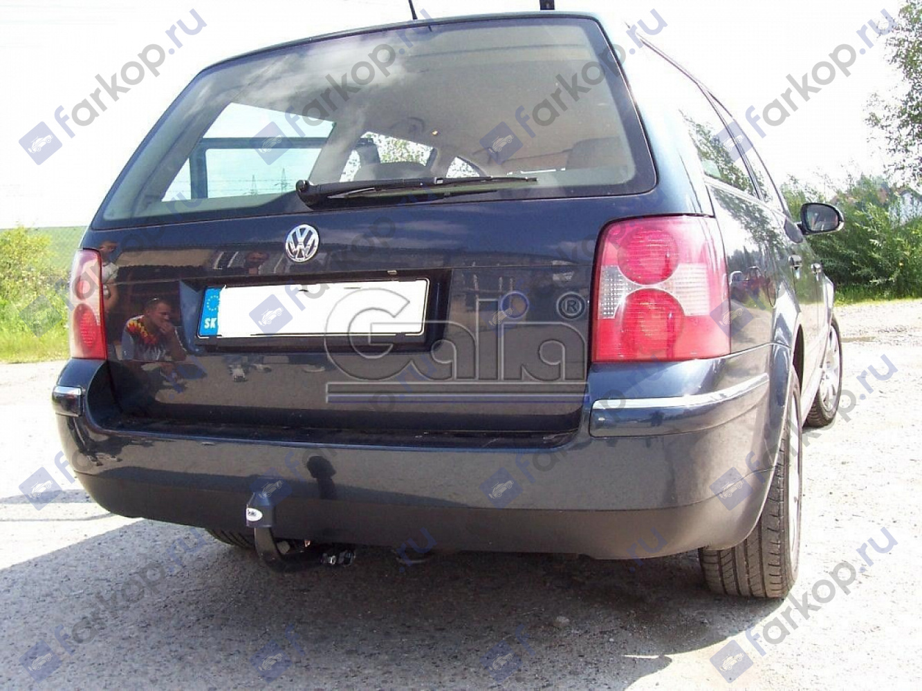Фаркоп Galia для Volkswagen Passat (седан, универсал, 4WD) 1996-2005 V050A в 