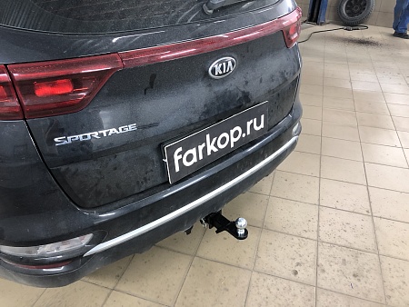 Фаркоп Лидер Плюс для Kia Sportage 2018-2021 (кроме авто с двиг. 2,4 л и комплектации GT-Line) K124-E в 