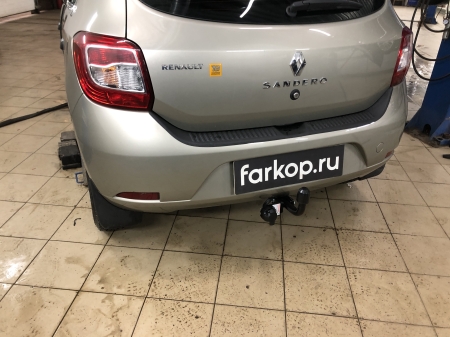 Фаркоп Уникар для Renault Sandero (хетчбек) 2014- 18085A в 