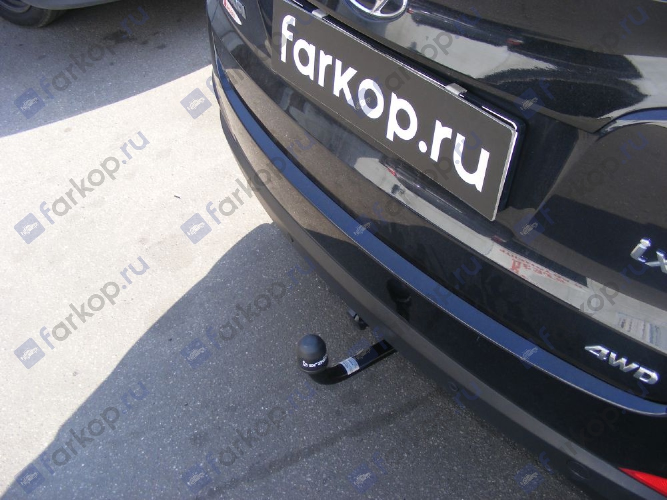 Фаркоп Aragon для Hyundai ix35 2010-2015 E3000BA в 