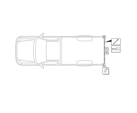 Электрика фаркопа Brink (7 pin) для Toyota Hilux 2010-2015 753931 в 