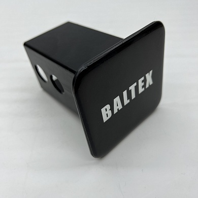 Заглушка для ТСУ под крюк 50х50, логотип BALTEX на черном фоне ZGAM2 в 