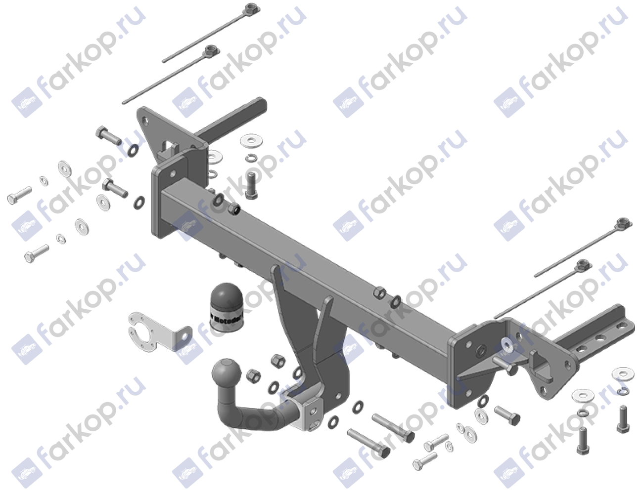 Фаркоп Motodor для Subaru Forester 2019- 92202-A в 
